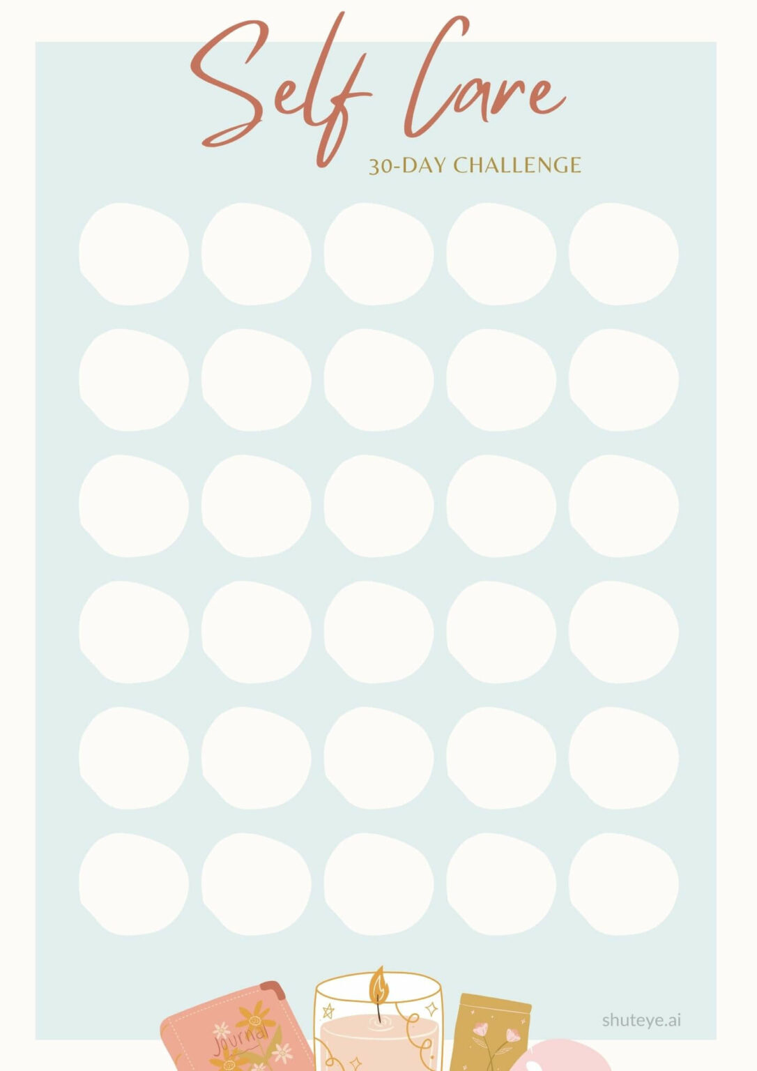 Day Self Care Challenge Printables And Ideas ShutEye