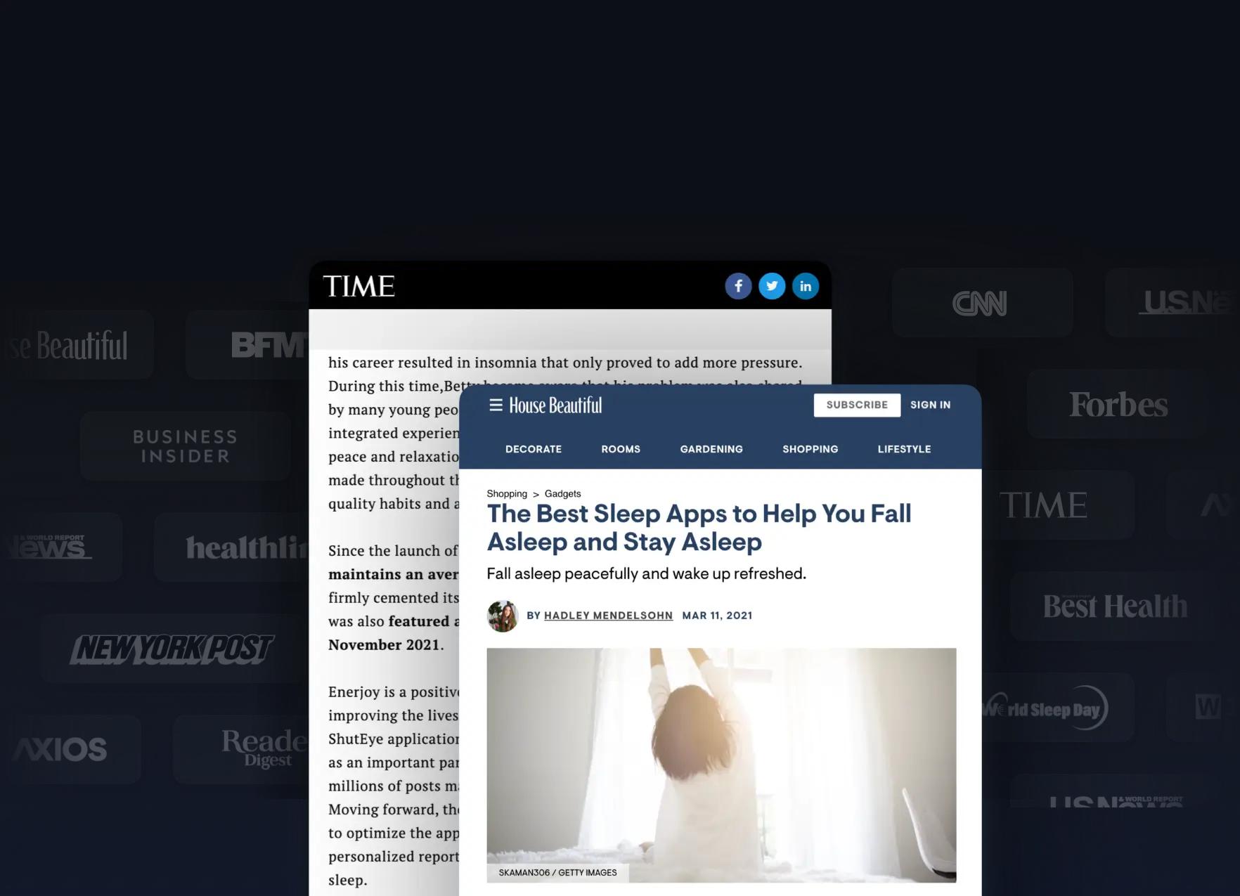 shuteye featured by big media