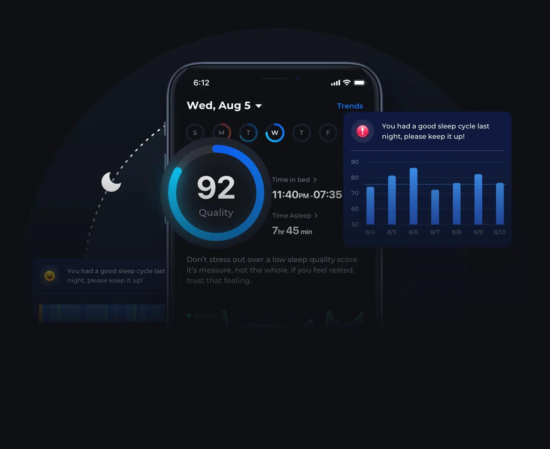 ShutEye app and Patented sleep tracking technology