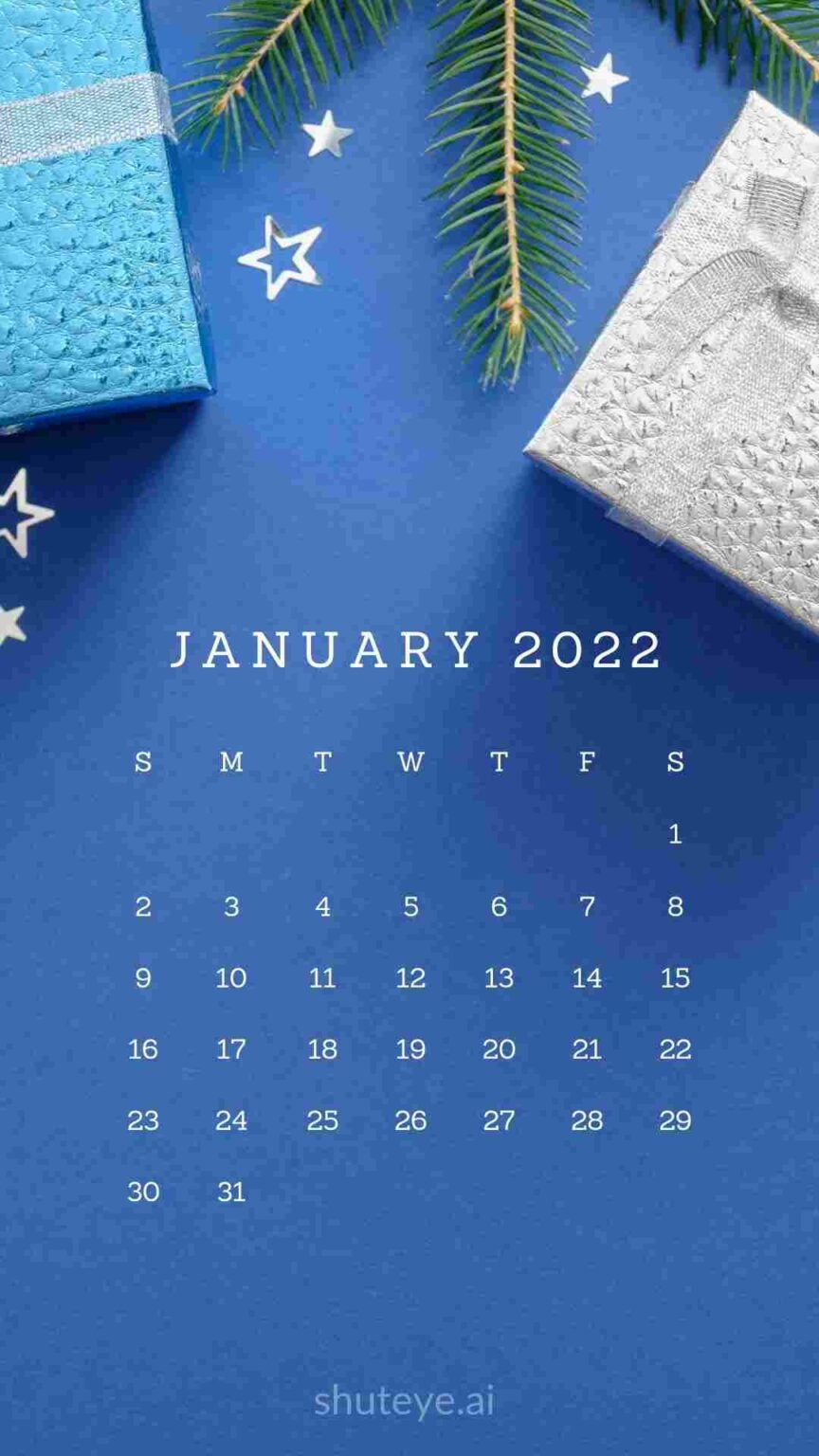 Printable January Calendar 2022 Free Printable Calendars ShutEye