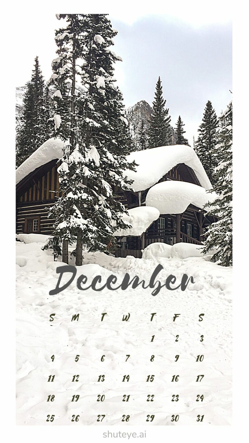 Printable December Calendar 2023 | Free Printable Calendars - ShutEye