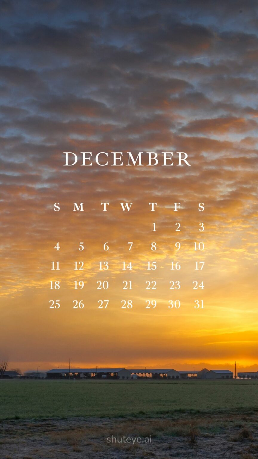 Printable December Calendar 2023 | Free Printable Calendars - ShutEye