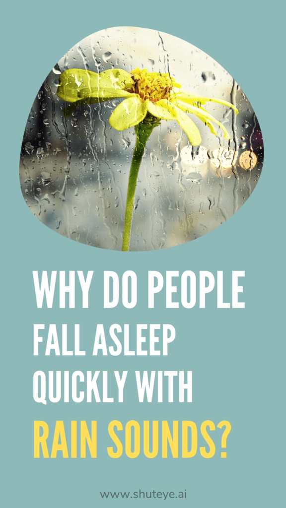 ShutEye rain sounds help fall asleep relaxing