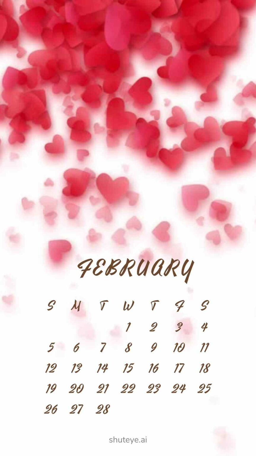 Printable February Calendar 2023 | Free Printable Calendars - ShutEye