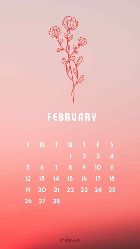 Free Printable February Calendar 2024 6