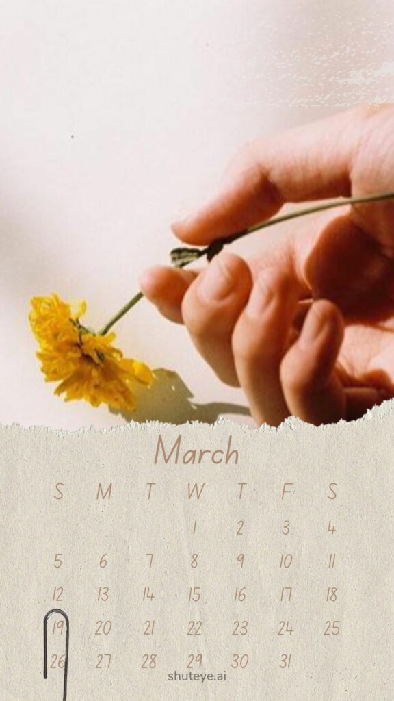 Free Printable March Calendar 2023