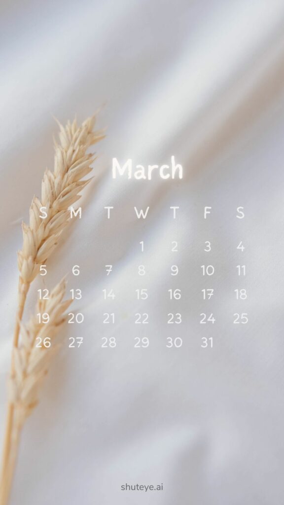 Free Printable March Calendar 2023