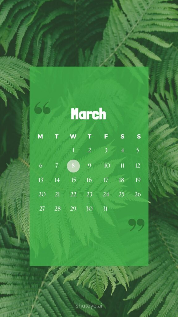 Free Printable March Calendar 2023