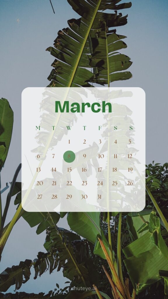 Free Printable March Calendar 2023