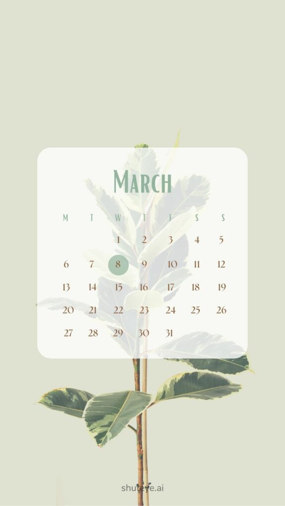 Free Printable March Calendar 2023