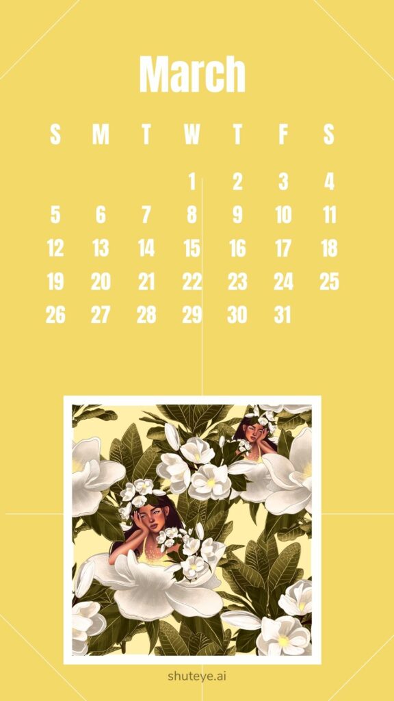 Free Printable March Calendar 2023