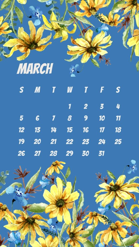 Free Printable March Calendar 2023