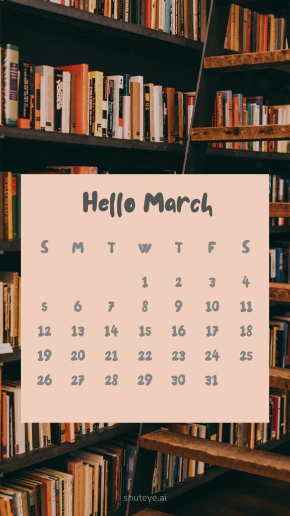 Free Printable March Calendar 2023