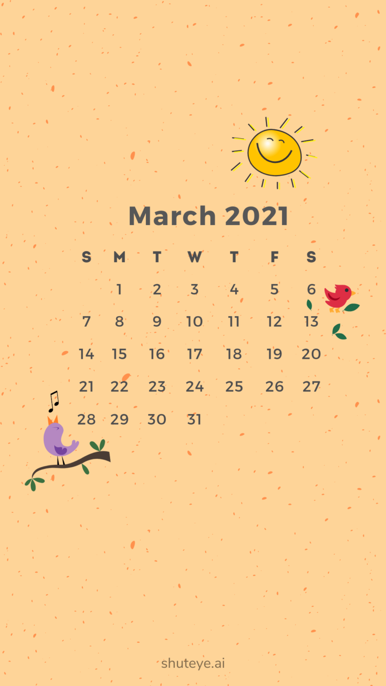 March Calendar 2021 | Free Printable Calendars - ShutEye