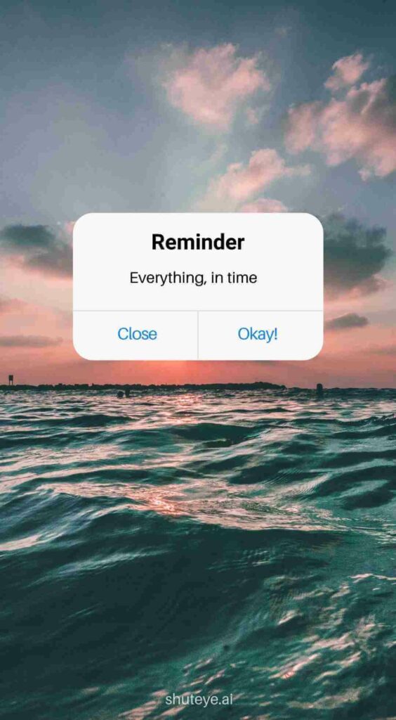 ShutEye reminder wallpapers reminder image free