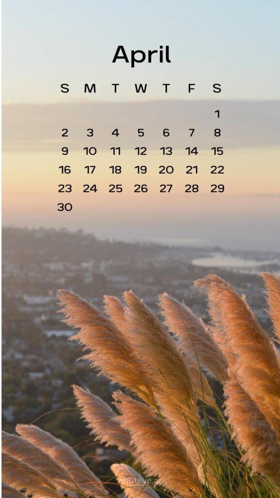 April 2024 Calendar 13