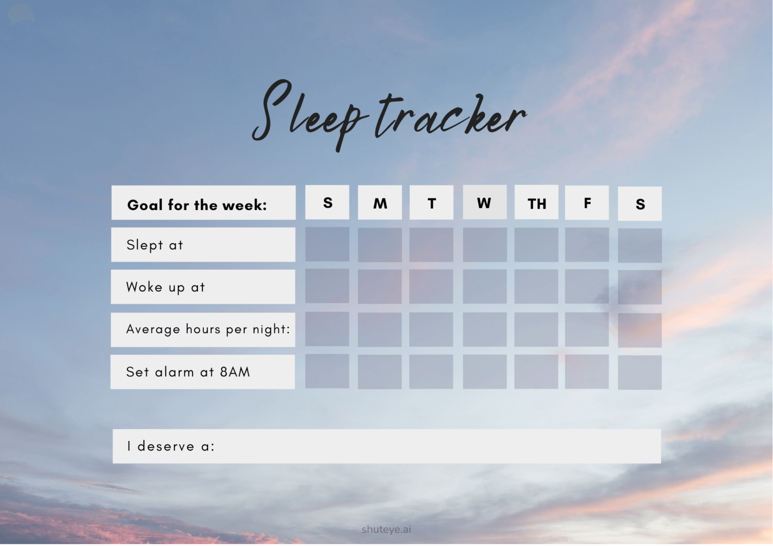 shuteye sleep tracker