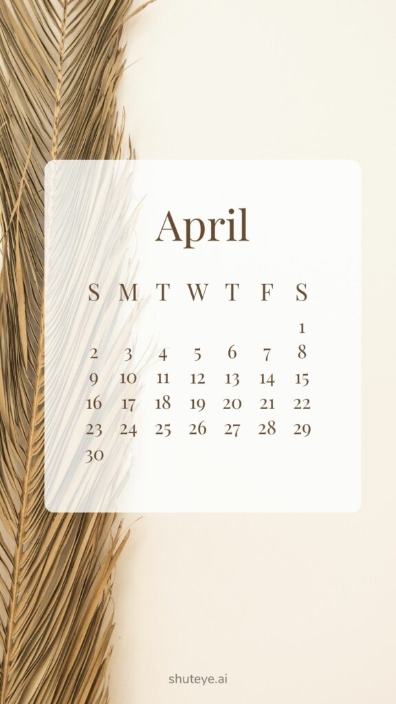 April 2024 Calendar 9