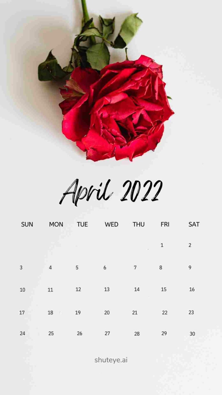 Printable April Calendar 2023 Free Printable Calendars ShutEye