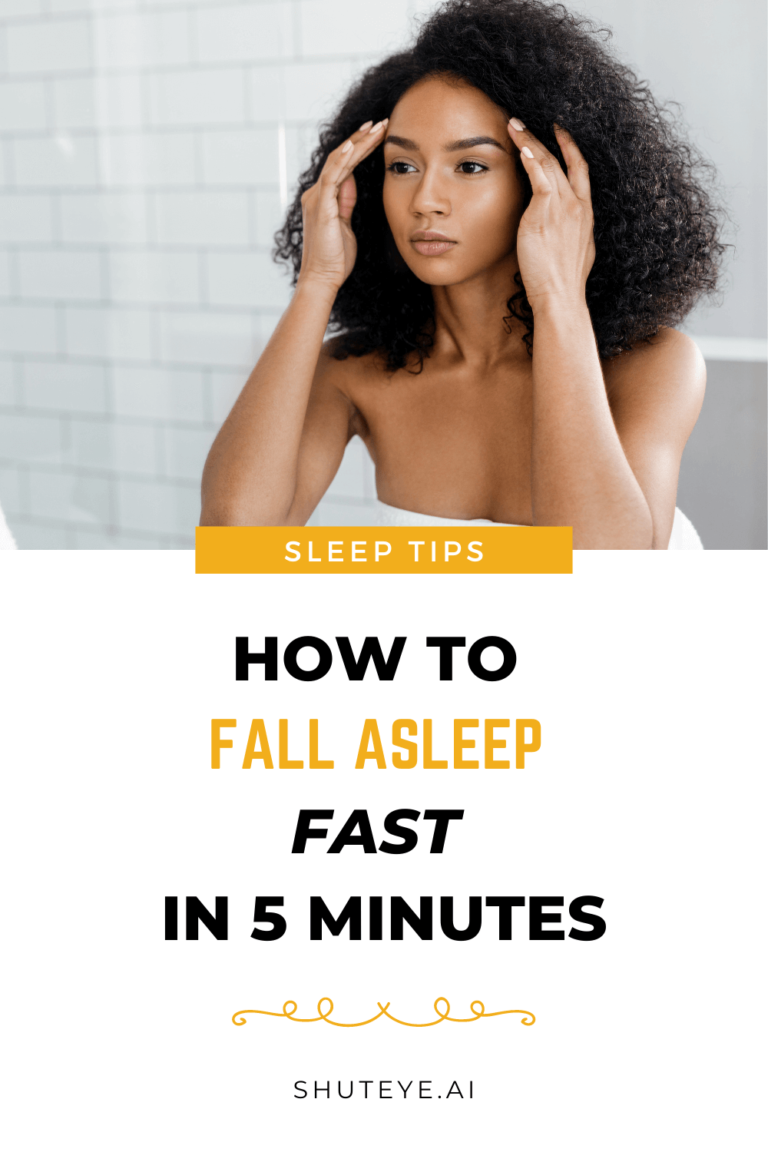 How To Fall Asleep Fast In 5 Minutes Shuteye