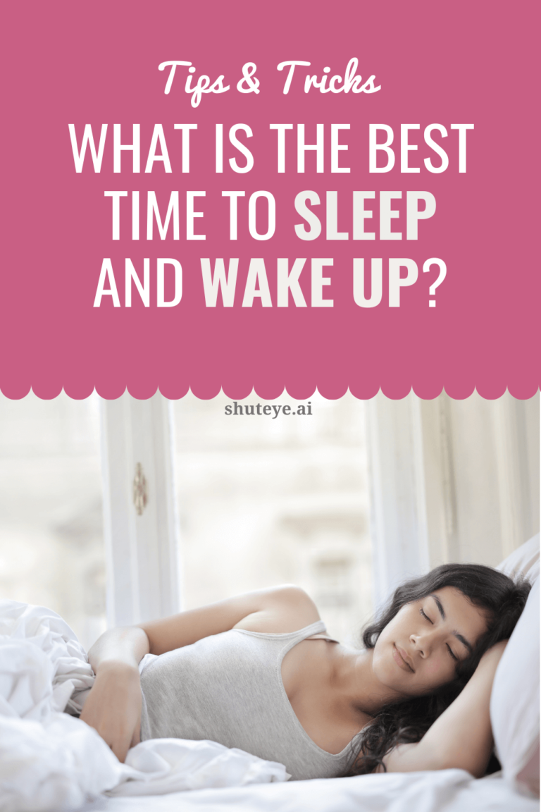 best sleep and wake up time