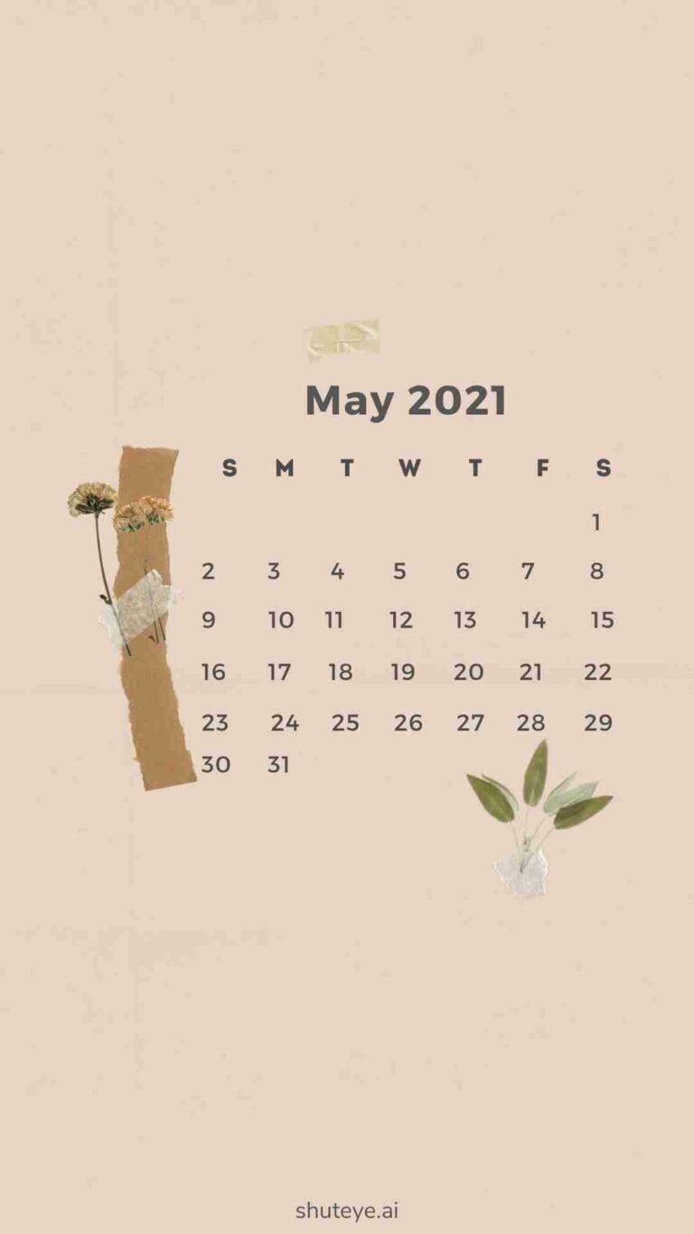 Printable May Calendar 2023 | Free Printable Calendars - ShutEye