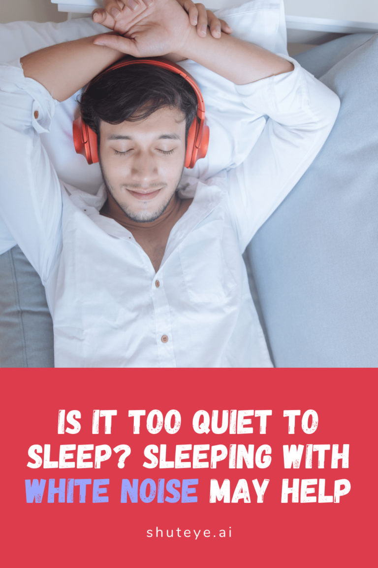 Is It Too Quiet To Sleep? Sleeping With White Noise May Help - ShutEye