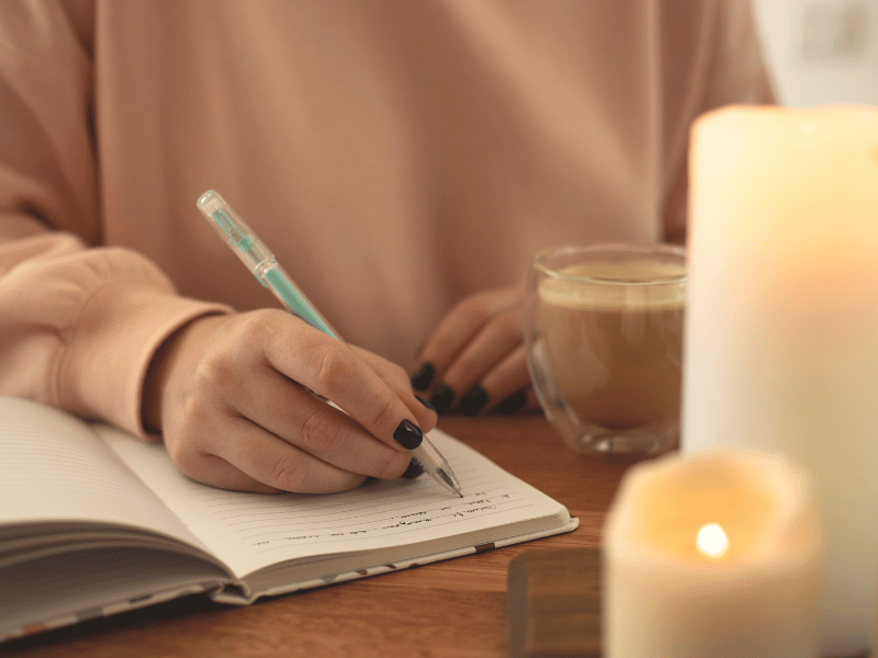 try journaling as a way to manage anxiety effectively