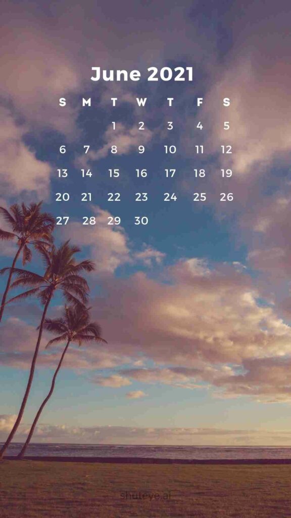 ShutEye Free Printable June Calendar1