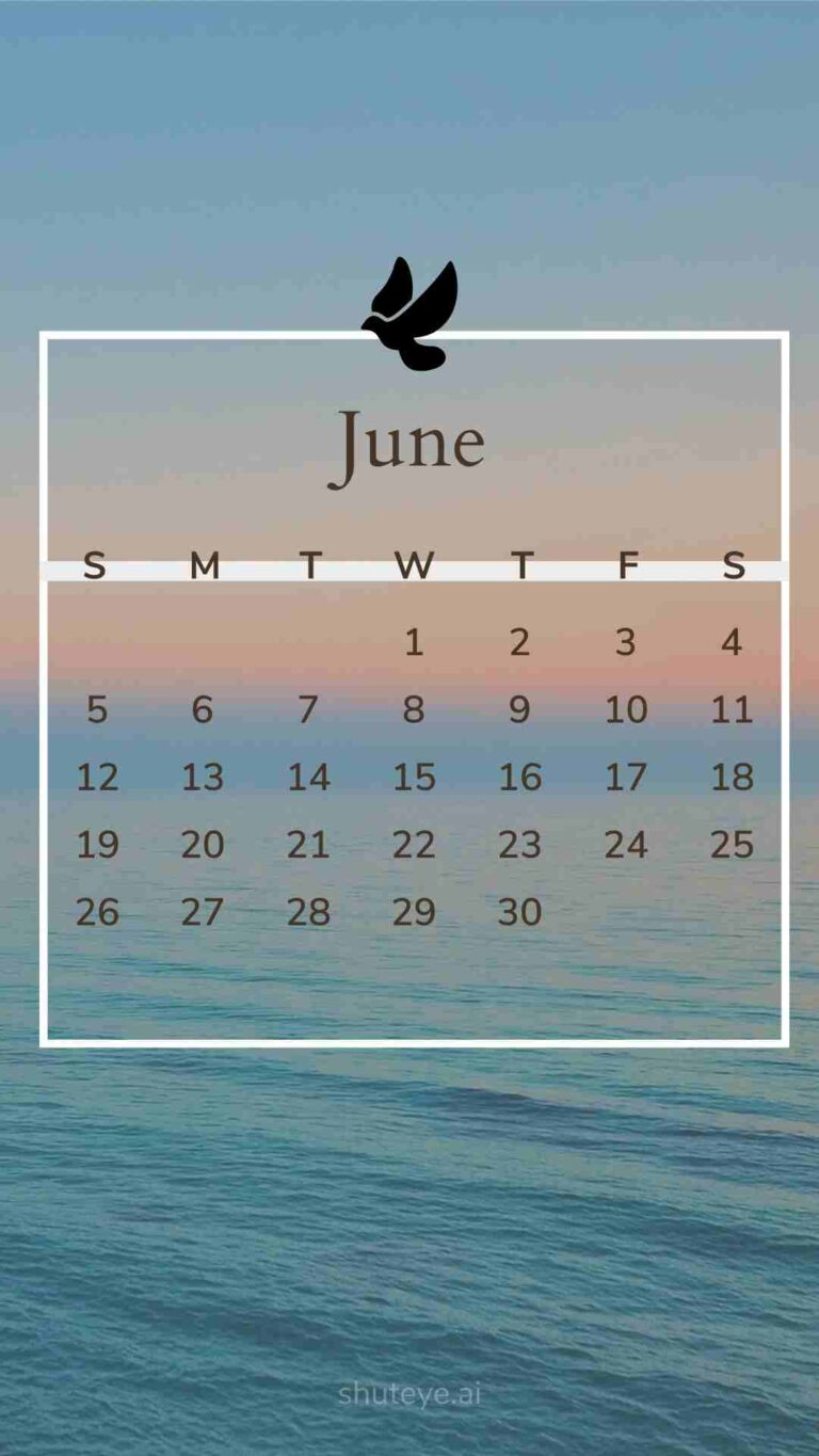 Printable June Calendar 2023 | Free Printable Calendars - ShutEye