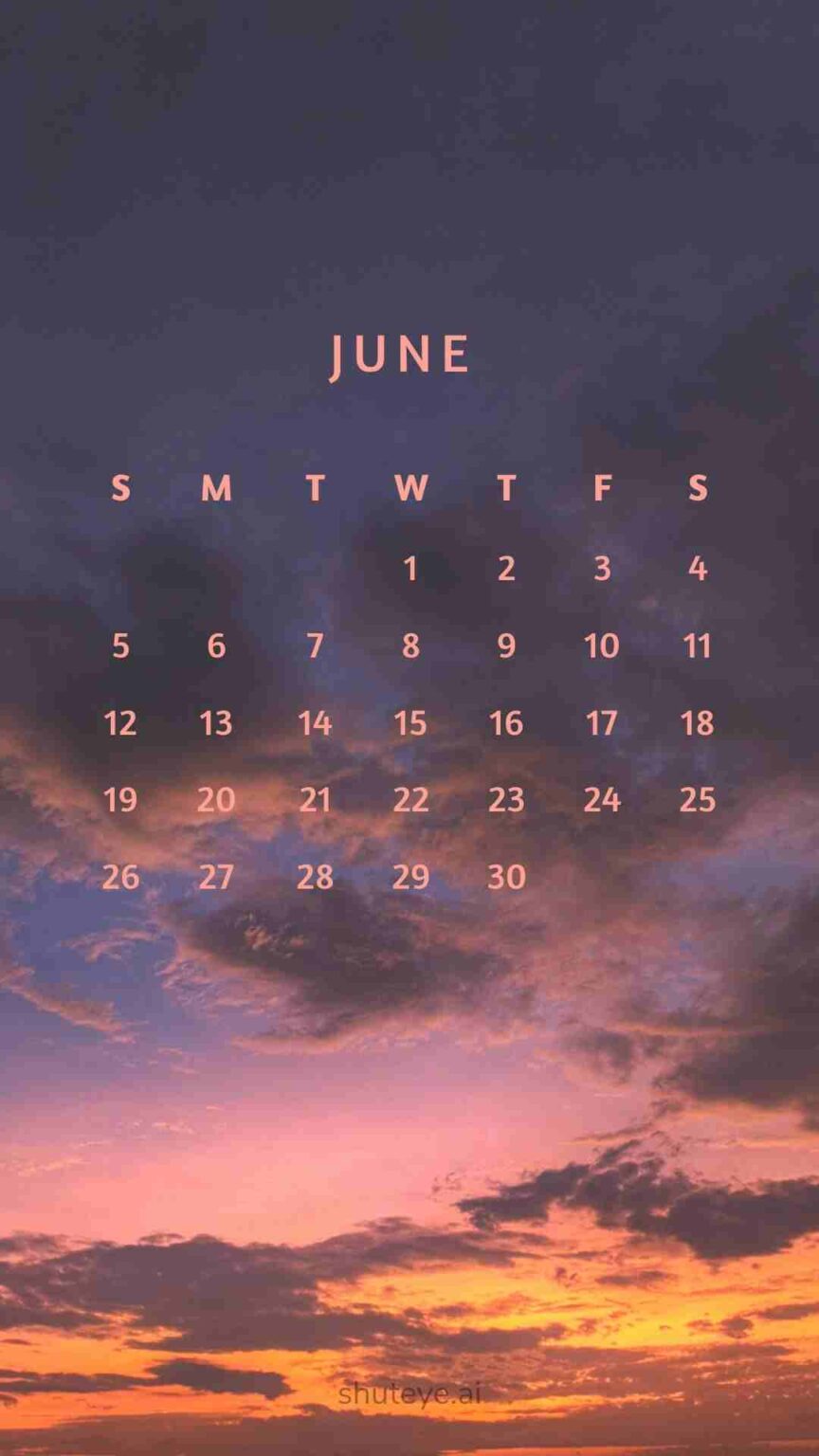 Printable June Calendar 2024 | Free Printable Calendars - ShutEye