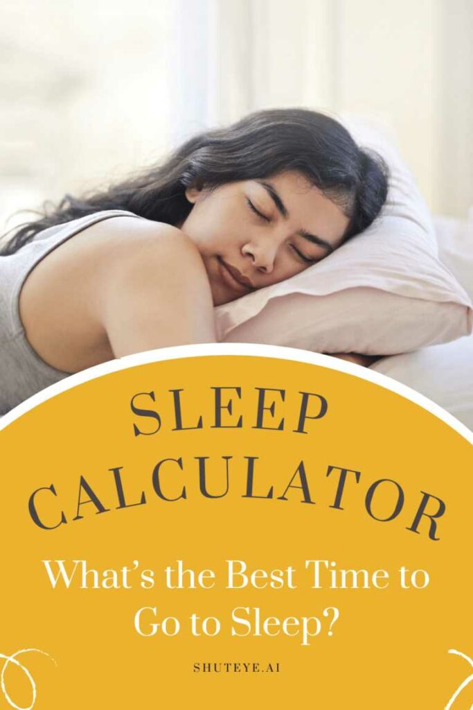 ShutEye sleep time calculator app time to bed sleep cycle