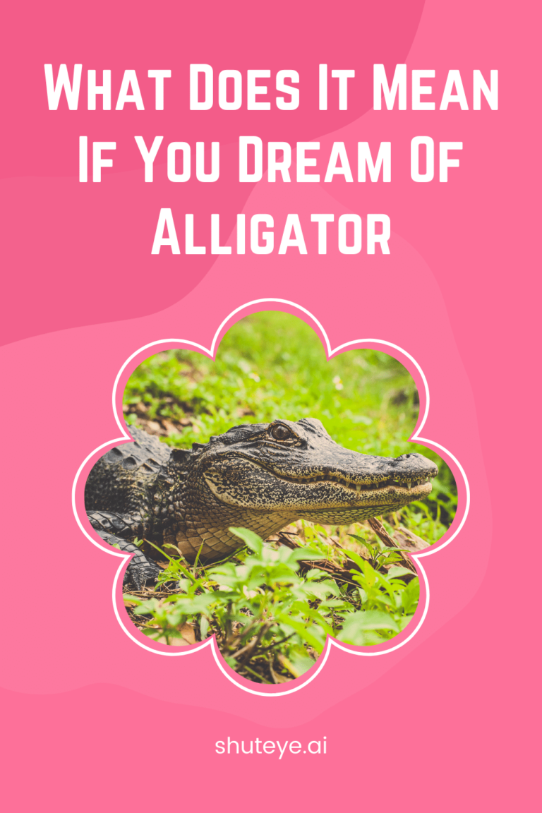 What does it mean if you dream of alligator - ShutEye