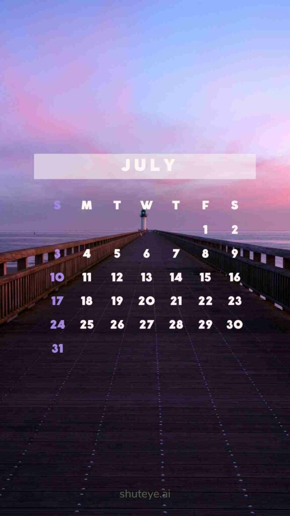 July Calendar 2024