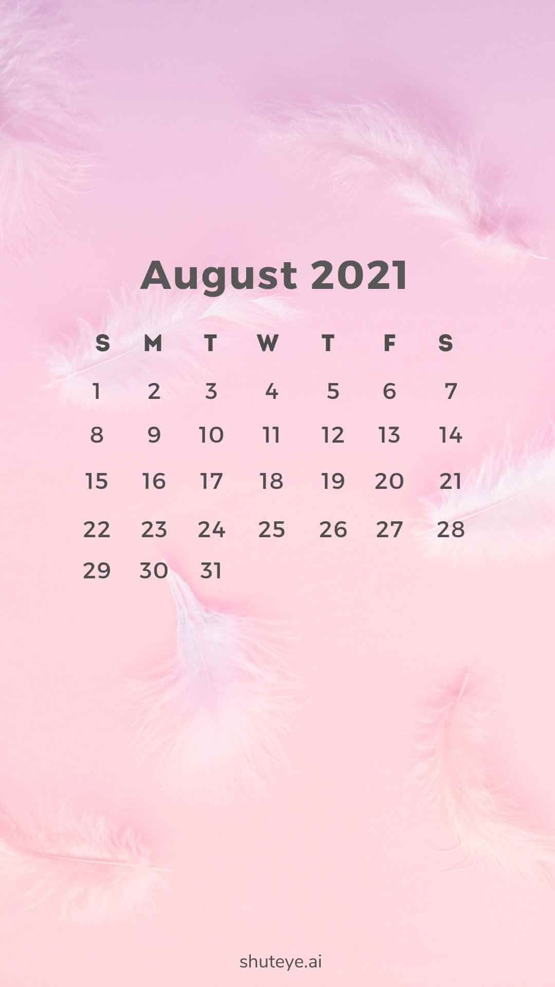 Printable August Calendar 2022 Free Printable Calendars ShutEye