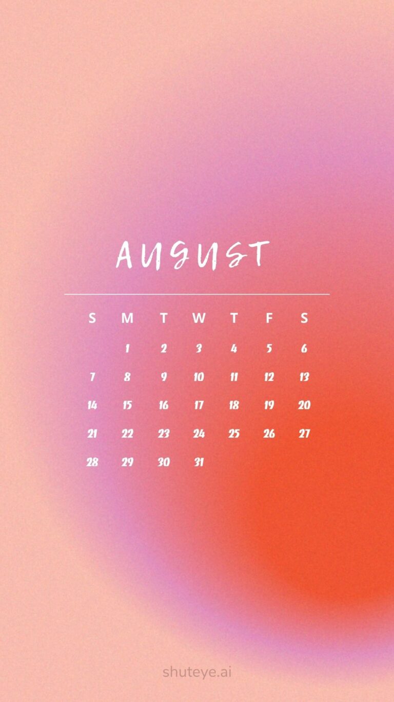 Printable August Calendar 2023 Free Printable Calendars ShutEye