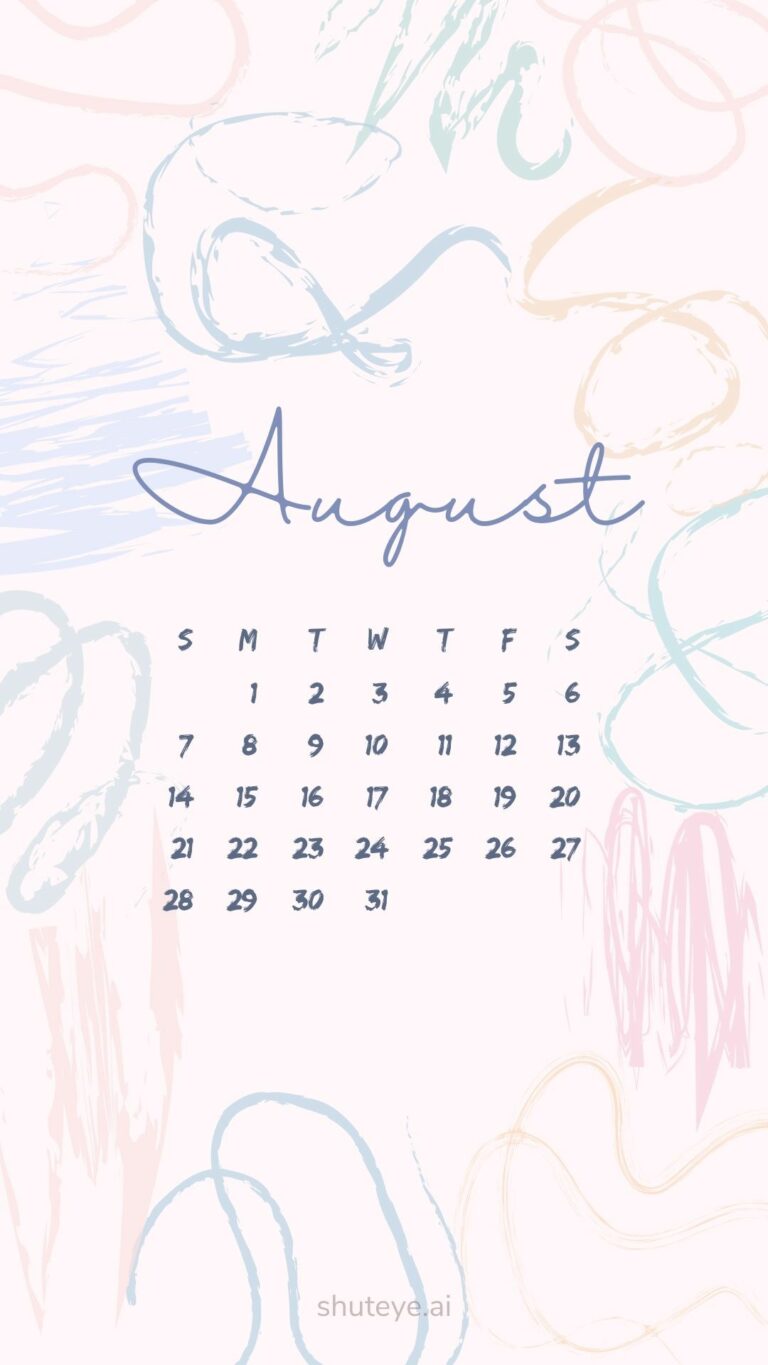 Printable August Calendar 2023 | Free Printable Calendars - ShutEye