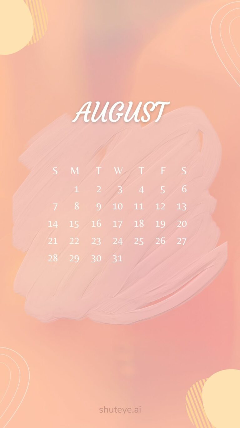 Printable August Calendar 2024 | Free Printable Calendars - ShutEye