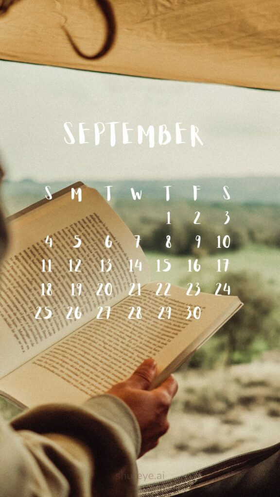 ShutEye Printable September Calendar 2022