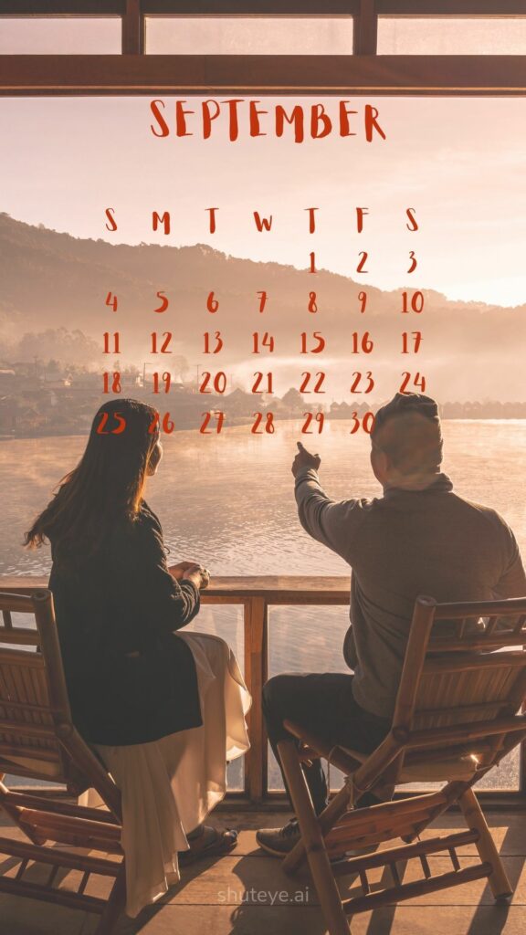 ShutEye Printable September Calendar 2022