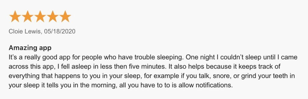 amazing sleep sounds ShutEye App Reviews