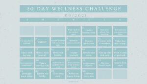 30 Day Wellness Challenge Calendar Ideas | Free & Effective! - ShutEye