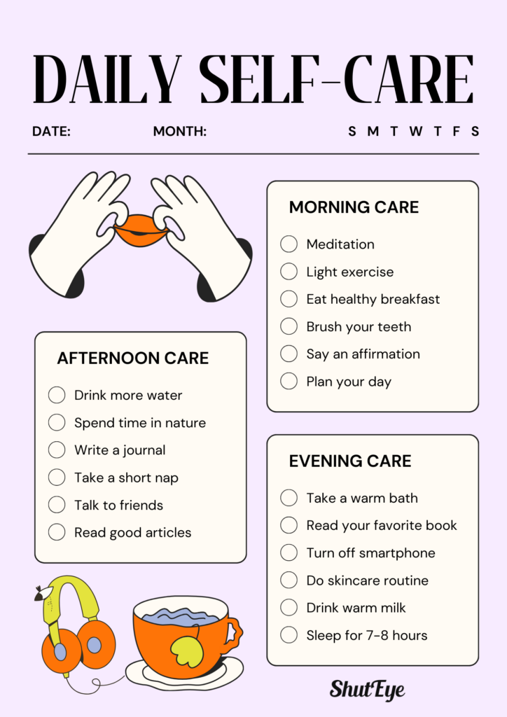 planner templates shuteye