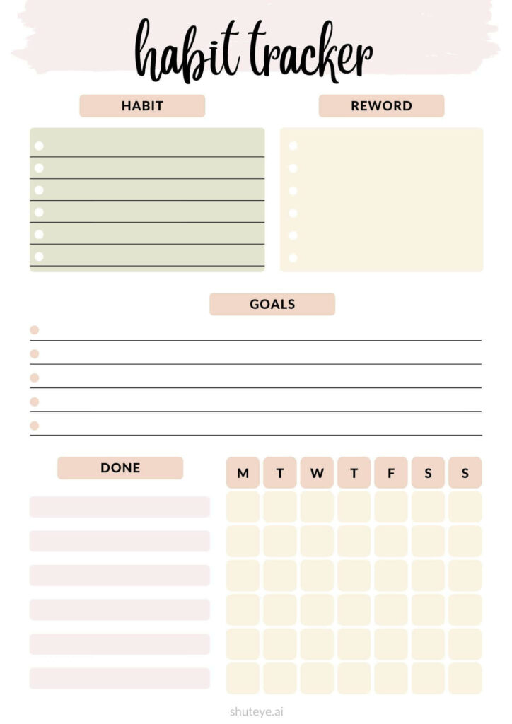 Free Mini Habit Tracker Printable for Your Bullet Journal ⋆ The Petite  Planner