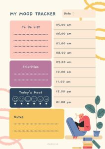 20+ Free Printable Mood Tracker Bullet Journal Templates - ShutEye