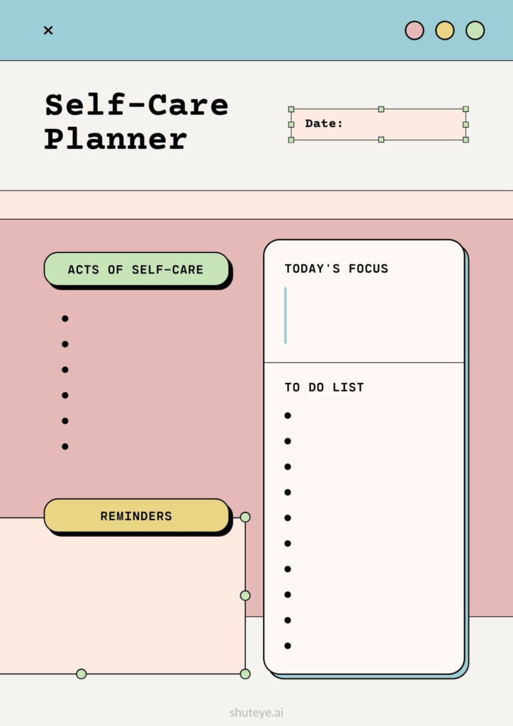 21 Free Printable Self care Planner Templates for a Better You ShutEye