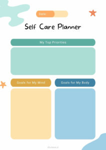 21 Free Printable Self-care Planner Templates for a Better You - ShutEye