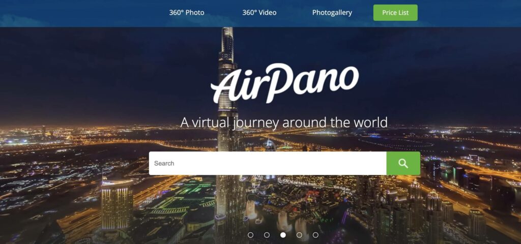 interesting websites to kill time Air Pano