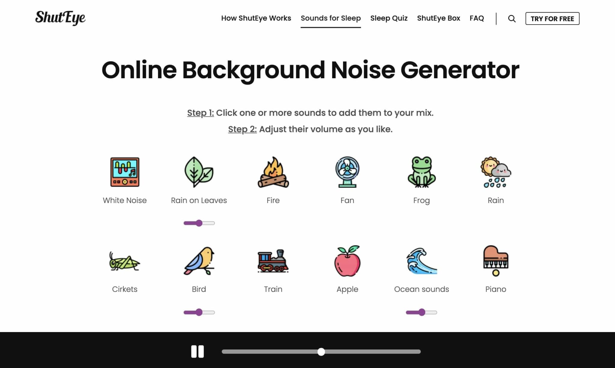6 Best Free White Noise sites for 2023 ShutEye