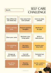 30-Day Self-Care Challenge Printables and Ideas - ShutEye